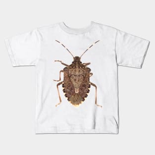 Brown marmorated stink bug Kids T-Shirt